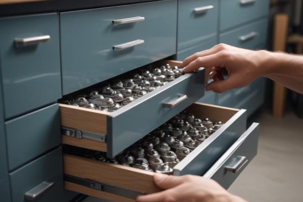 Шариковые направляющие для ящиков: типы, характеристики и монтаж