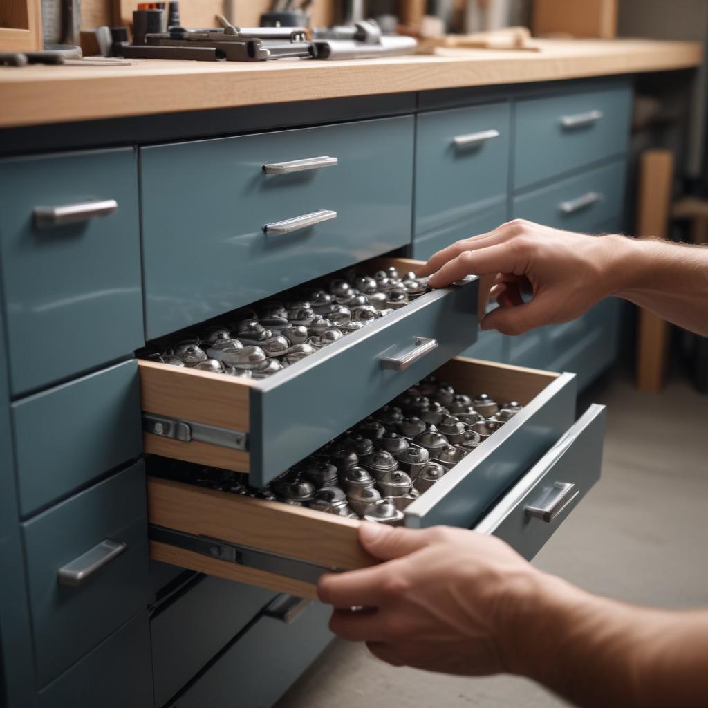 Шариковые направляющие для ящиков: типы, характеристики и монтаж