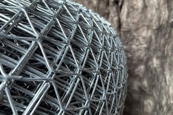 Оцинкованная крученая сетка 25х25 мм для теплоизоляции